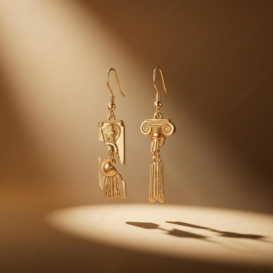 Athena Column Earrings