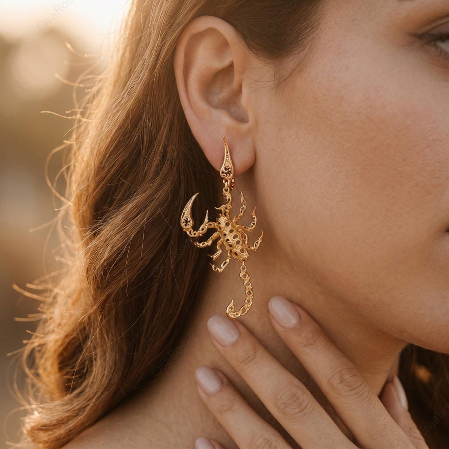 Baroque Scorpio Earrings