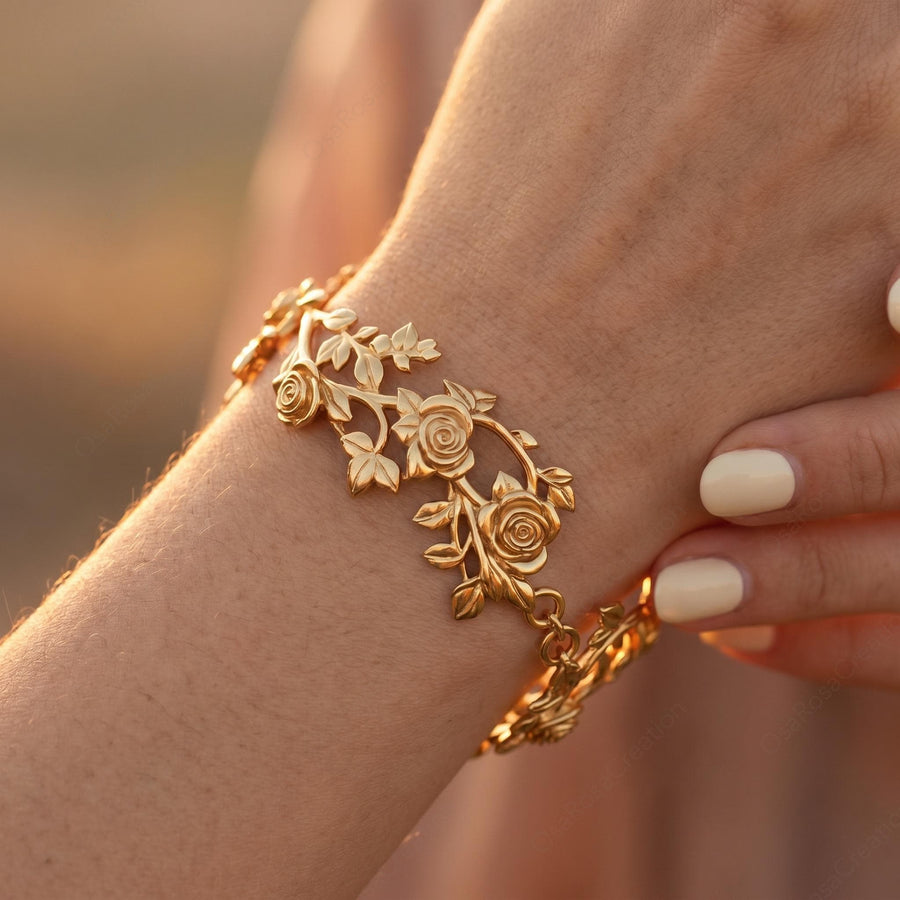 Rose Vine Bracelet
