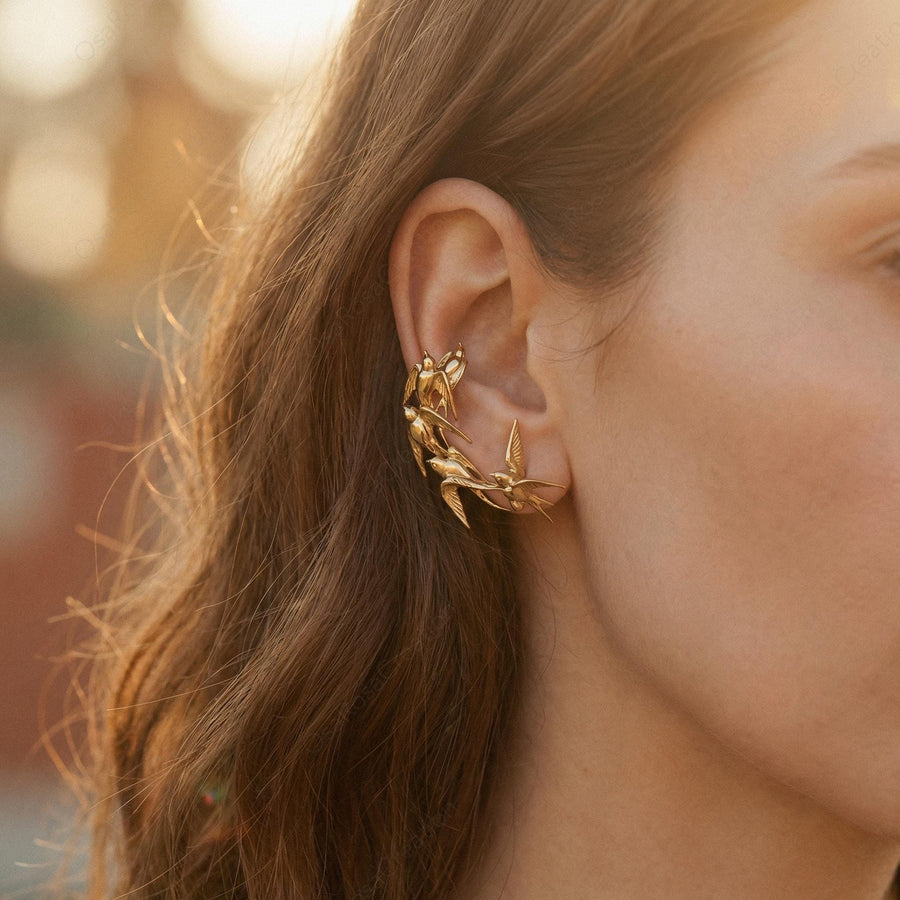 Flock of Swallows Earrings