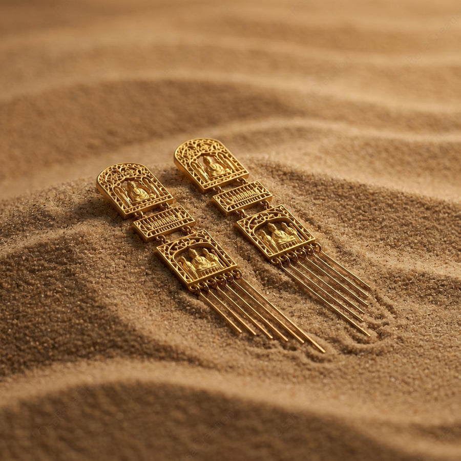 Zen Buddha Earrings