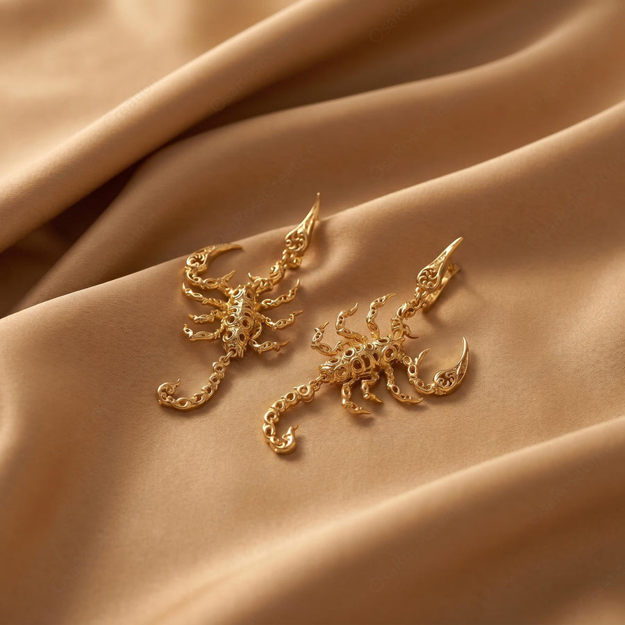 Baroque Scorpio Earrings