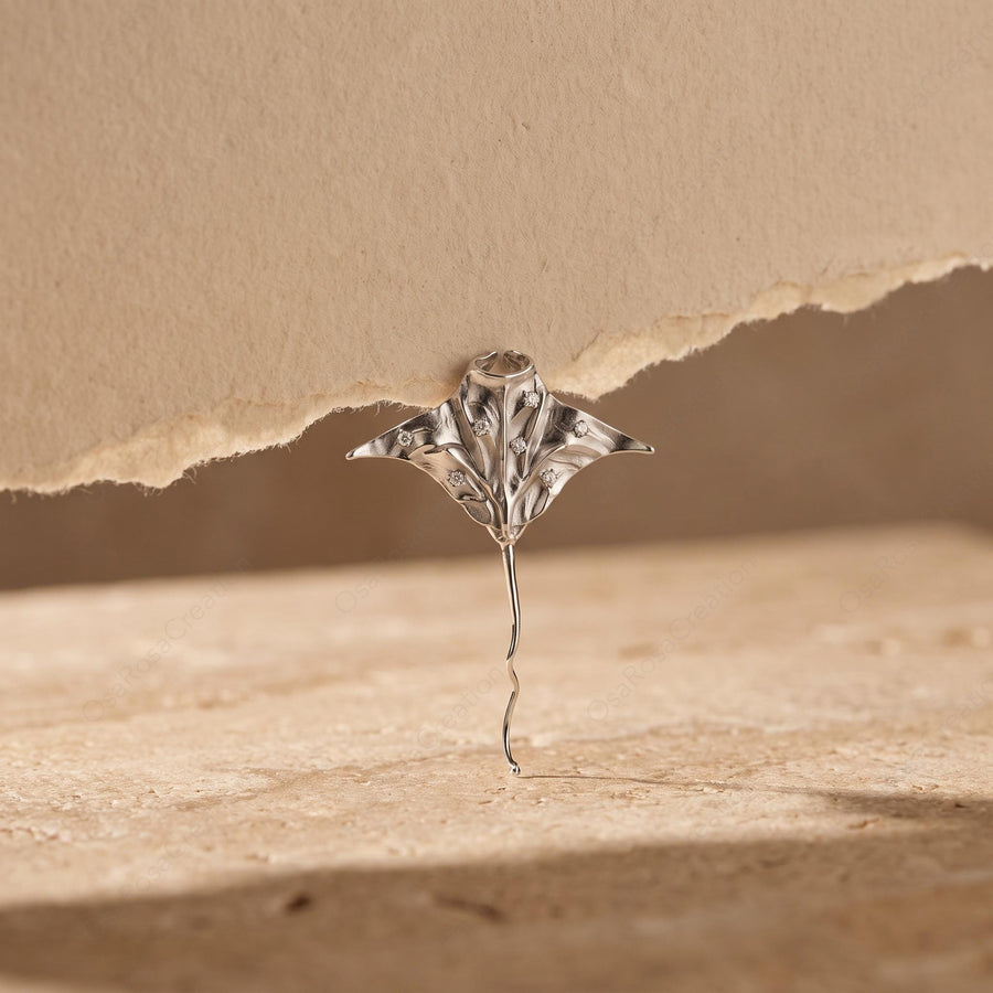 Manta Ray Earrings