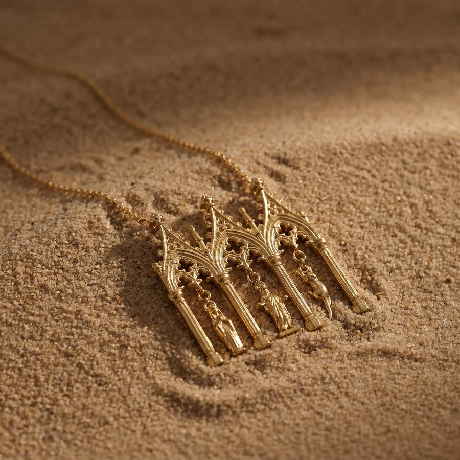 Cathedral Cat Necklace
