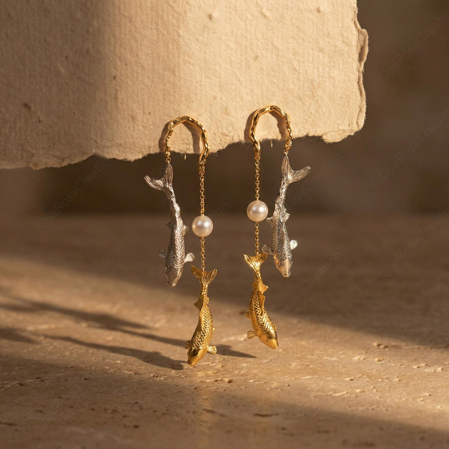 Koi Pearl Earrings
