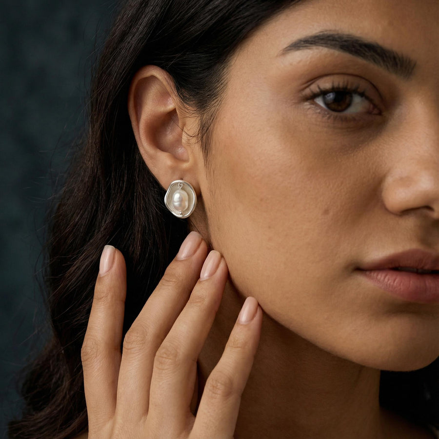 Pearl Relic Studs