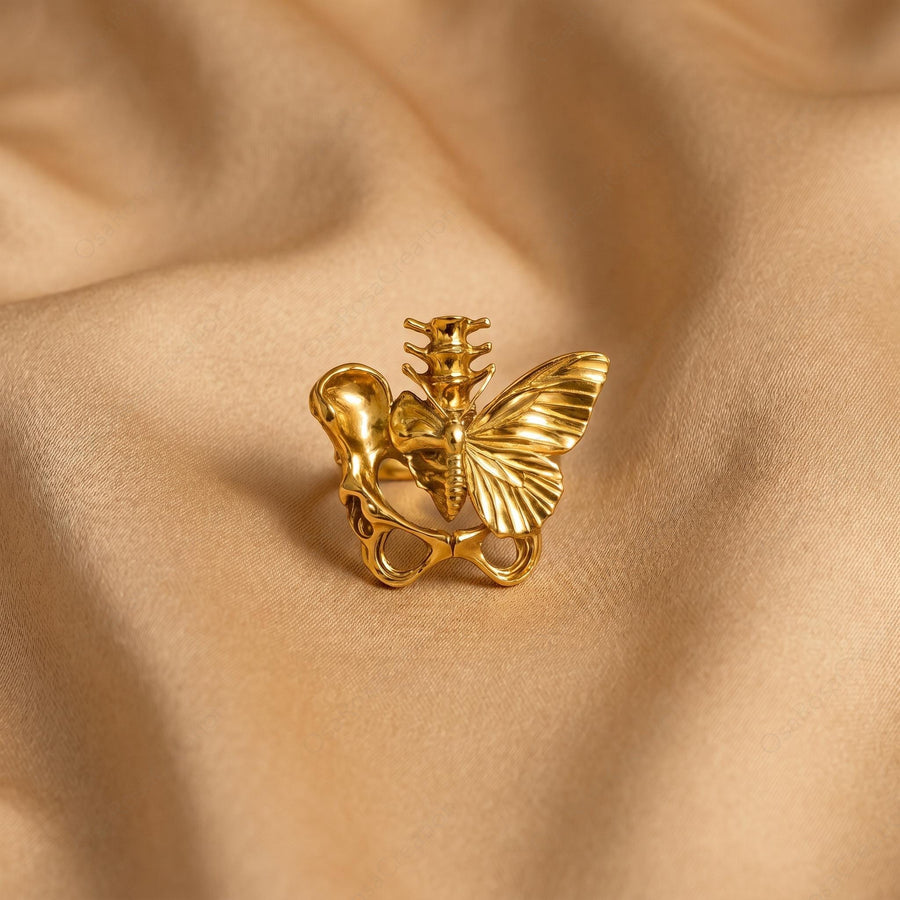 Art Nouveau Butterfly Ring