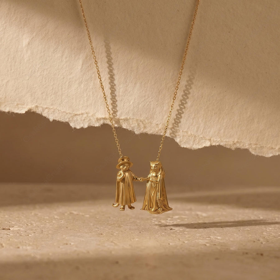 Arnolfini Cat Necklace