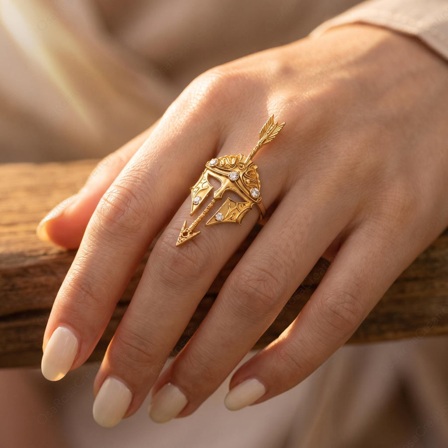Spartan Helmet Ring