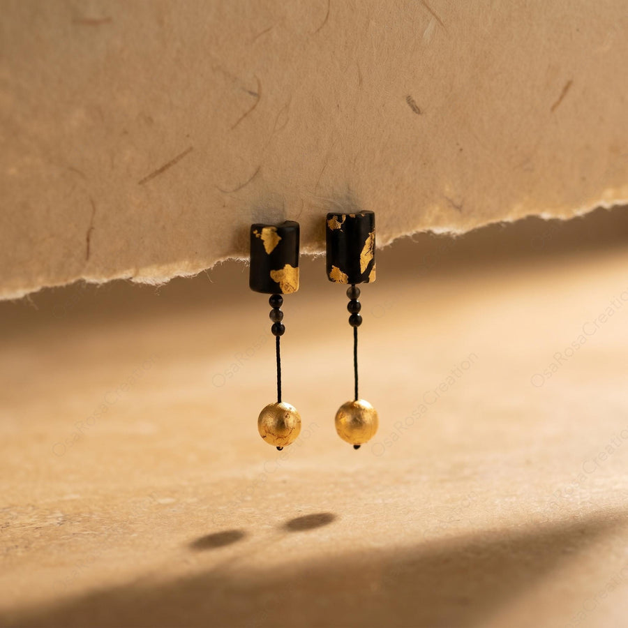 Desert Gold Drop Earrings