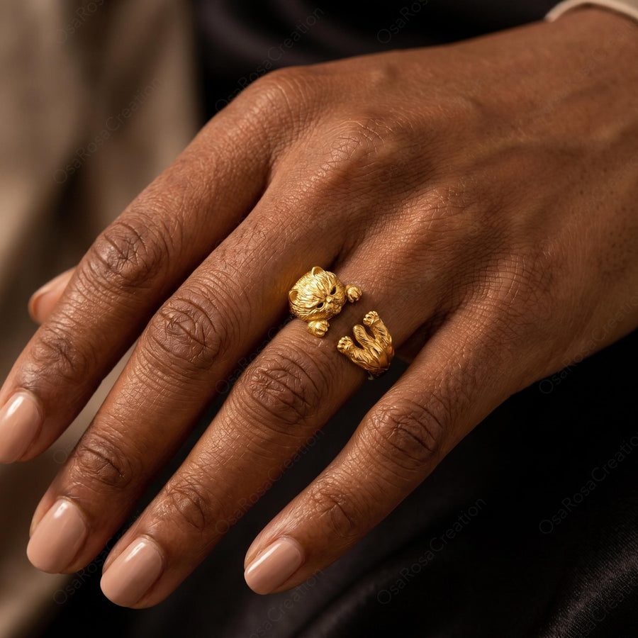 Cat Wrap Ring