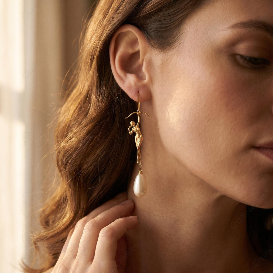 Sagittarius Archer Earrings
