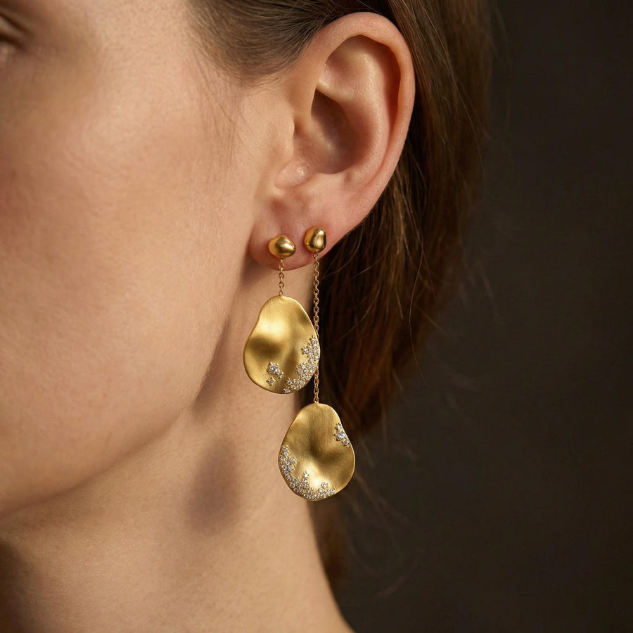 Stardust Pebble Earrings