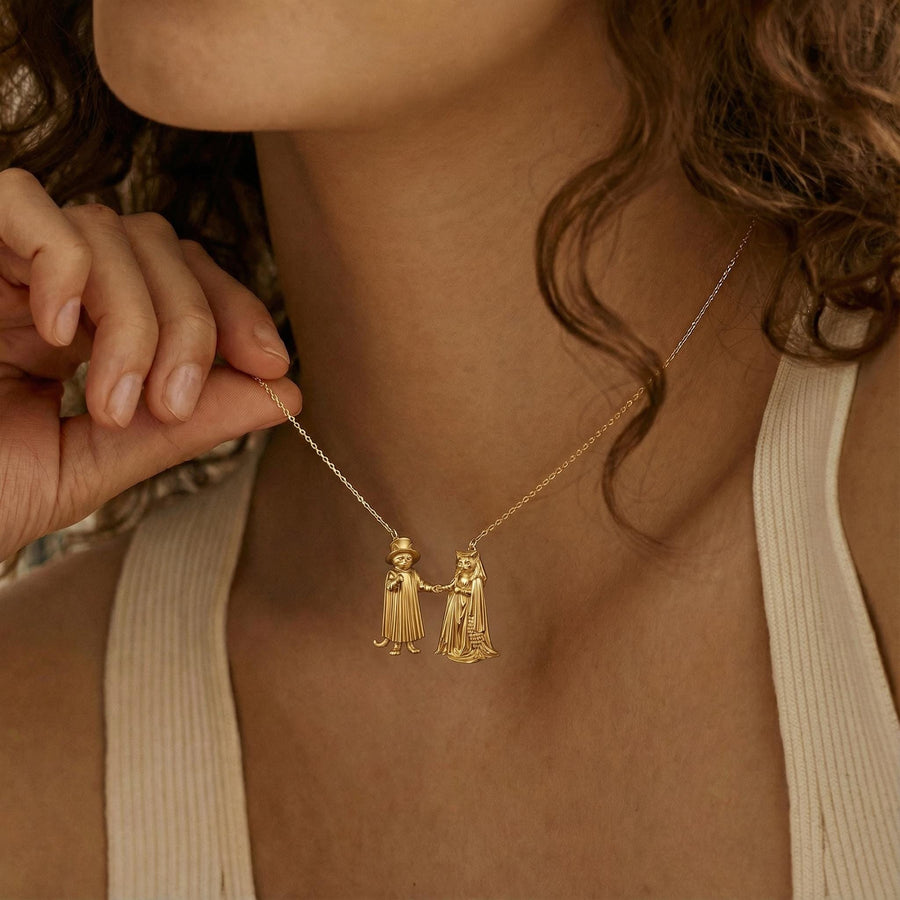 Arnolfini Cat Necklace