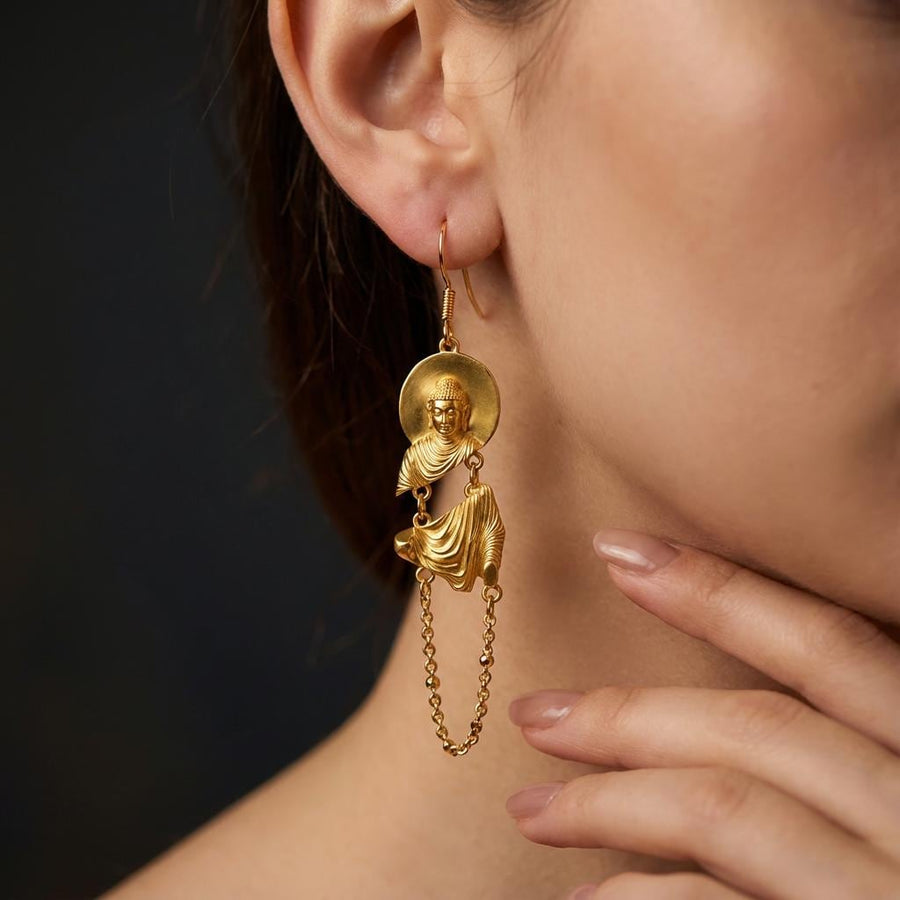 Buddha Halo Earrings