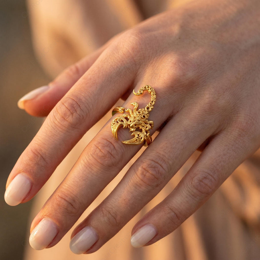 Baroque Scorpion Ring