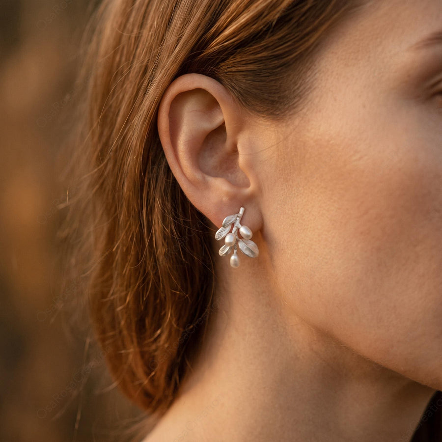 Pearl Branch Earrings