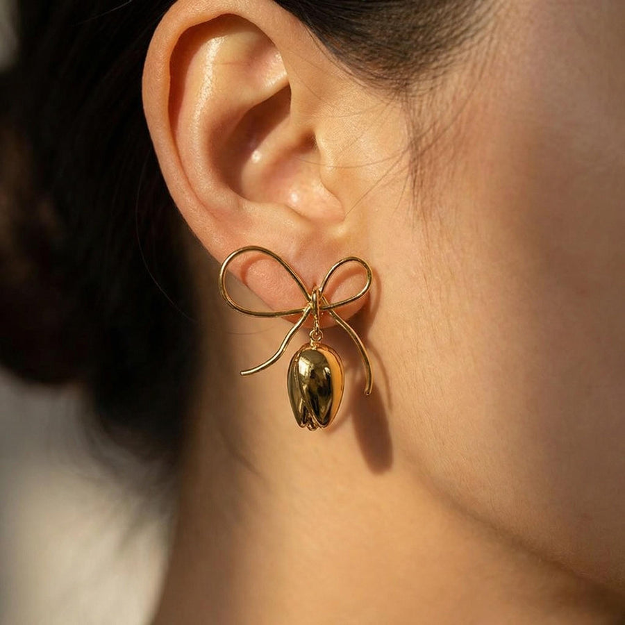 Tulip Ribbon Earrings