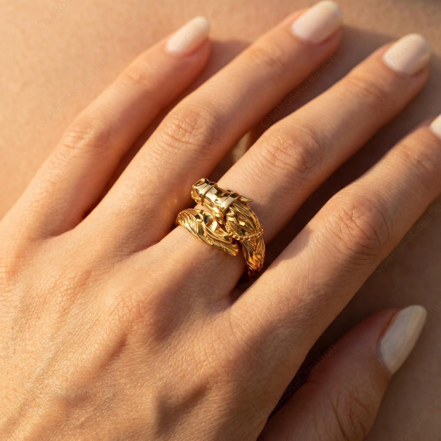 Equestrian Horse Wrap Ring