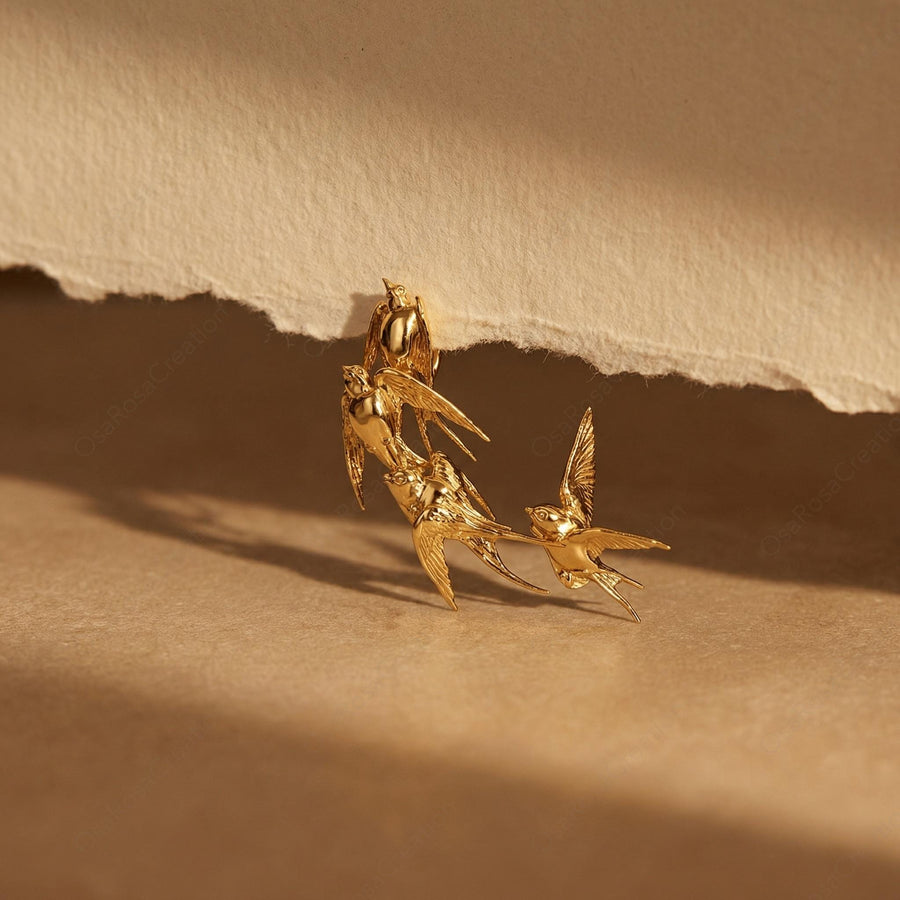 Flock of Swallows Earrings
