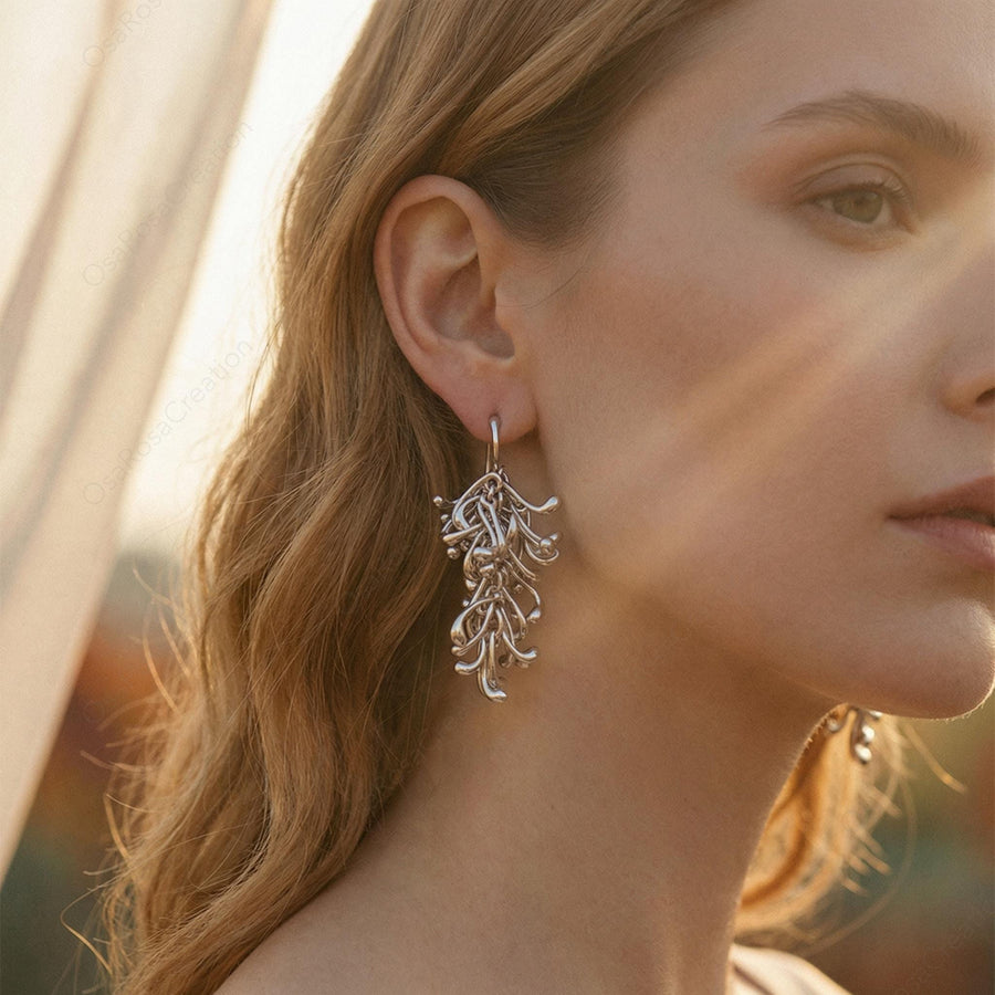 Wild Vine Drop Earrings